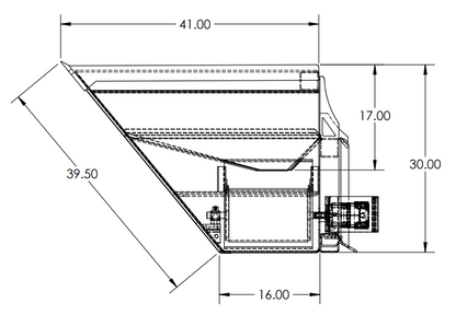 Dual Side Flow Bucket Heavy Material - Top Dog Attachments