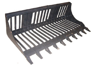 Haugen industrial rod bucket skid steer attachment